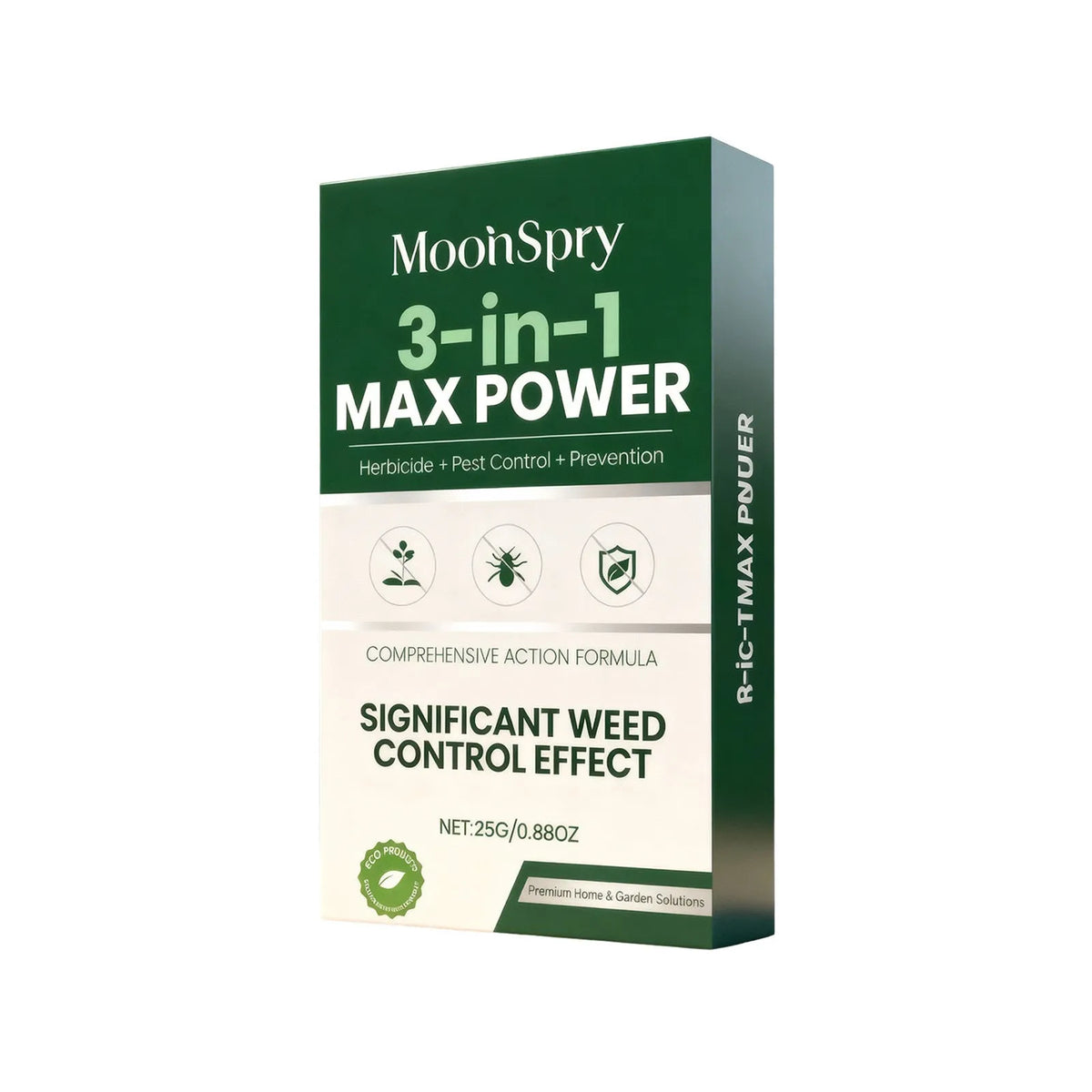 3-In-1 Max Power herbicide granules 25g pack with kaolin, diatomite, sodium lignosulfonate and hexazinone
