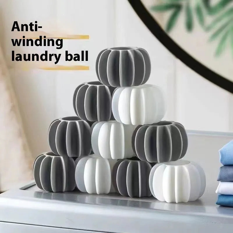 Grey silicone laundry ball fur cleaner for washing machine pet hair removal