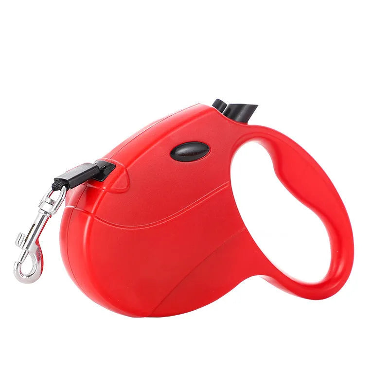 Automatic telescopic traction rope for pets, ABS retractable dog lead, 140x168mm, Footprint Blue colour