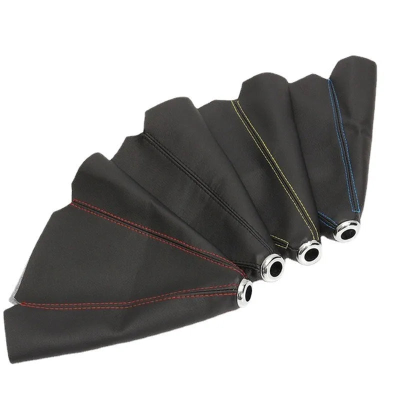 Bright head lever dust cover with colour line options for car modification.