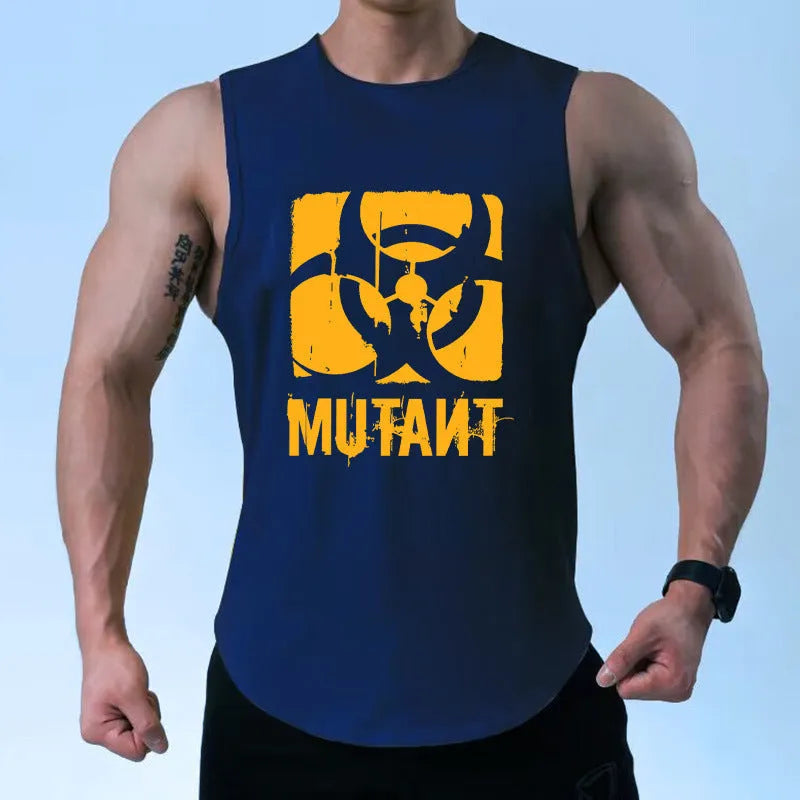 Men's loose fit polyester training waistcoat in multiple colour options