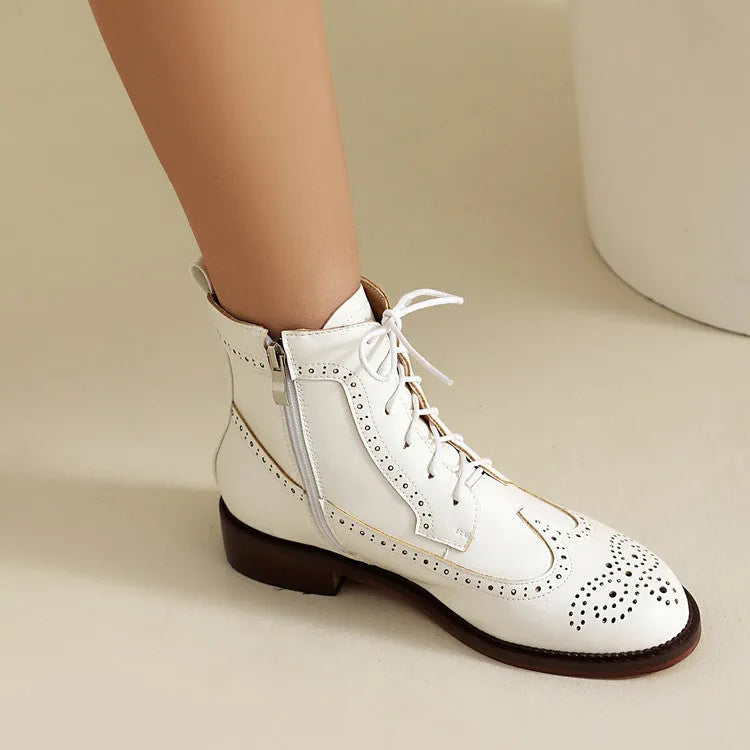 Women's chunky heel black classic mid-calf boots with ethnic pattern, rubber sole, and sizes 35-48