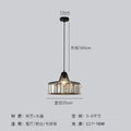Modern light luxury crystal sun ceiling lamp on ceiling in bedroom with black finish and LED light