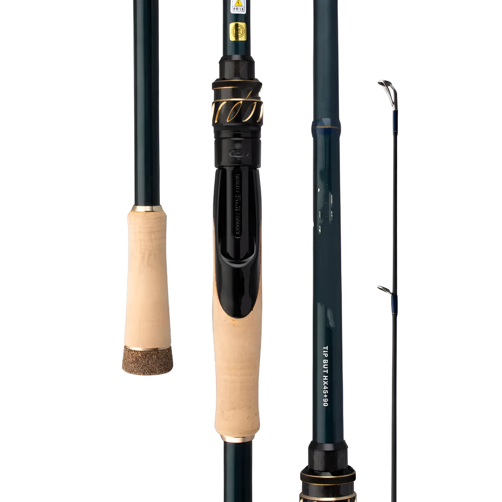 High carbon general purpose pole throwing fishing rod with hard action, FD series model shown