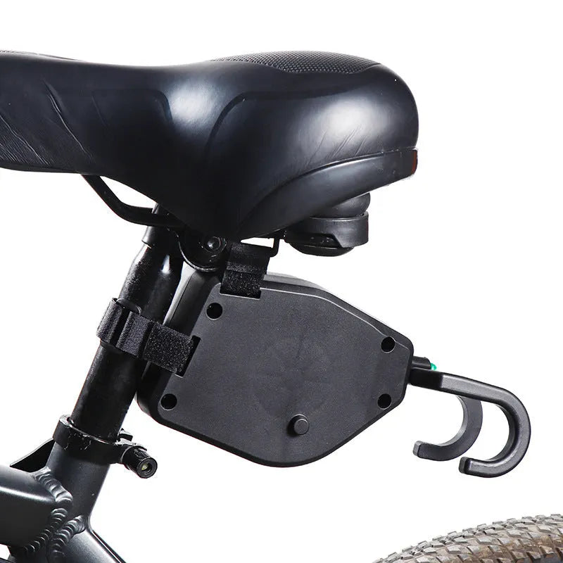 Black plastic and resin bicycle trailer traction rope for mountain bike and parent-child trailer connection