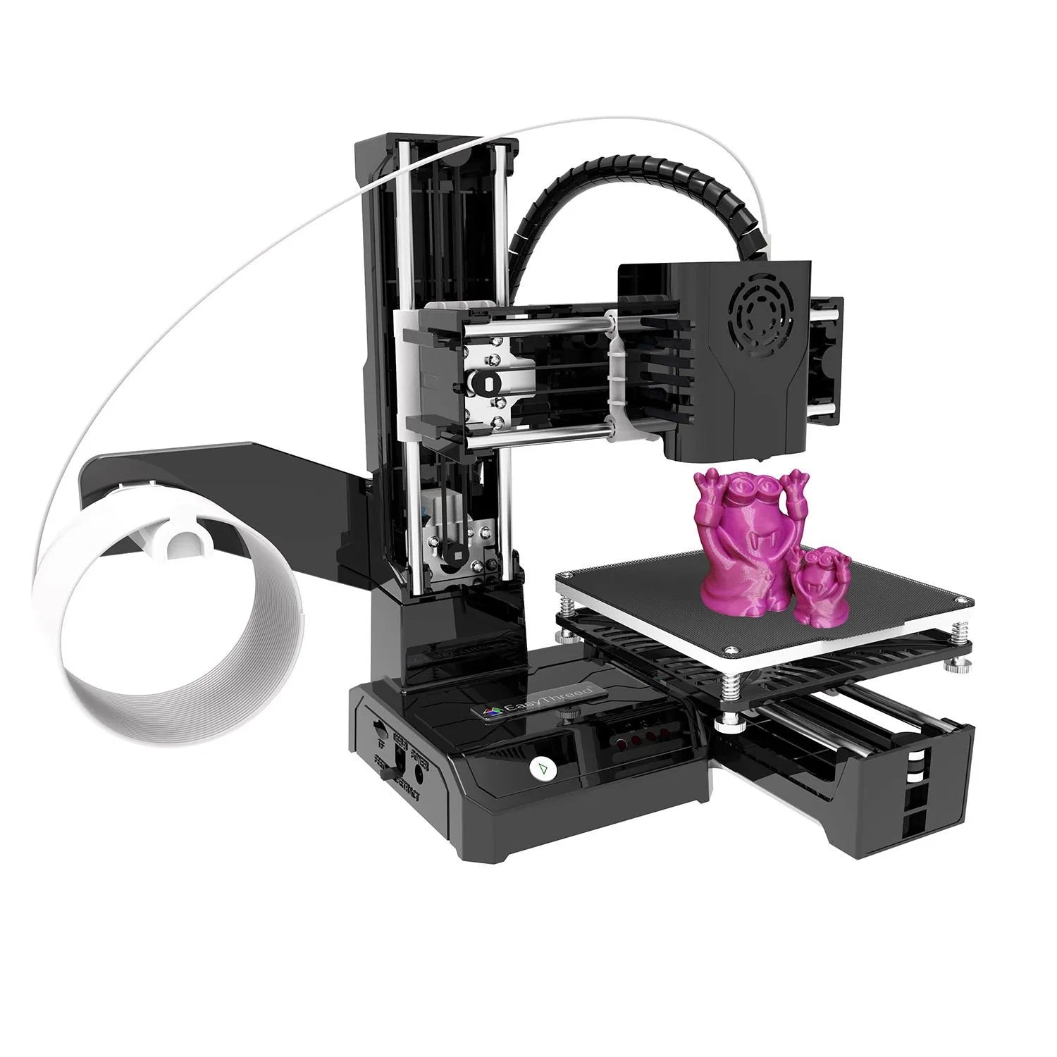 K9 Mini FDM 3D Printer with 100x100mm build area for PLA filament printing