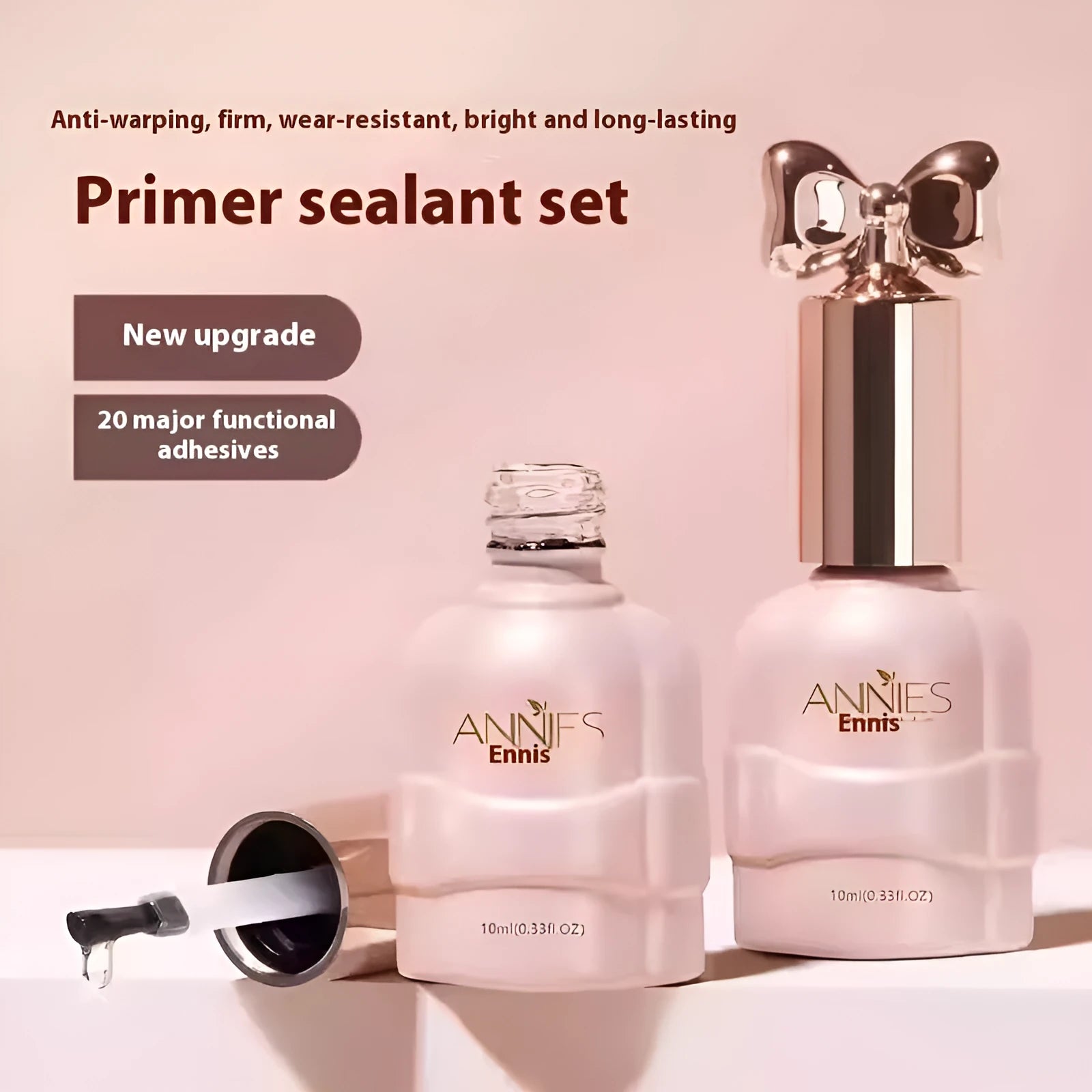 Micro glass bead cat's eye gel nail polish bottle showing textured finish with 15 colour options