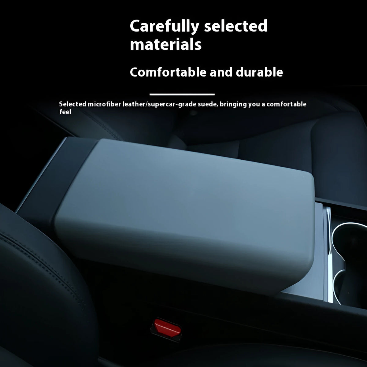 Huanxin Model 3 central control armrest box protective cover in TPE material