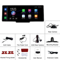 10.26-inch vehicle DVR system with rear view camera and smartphone connectivity