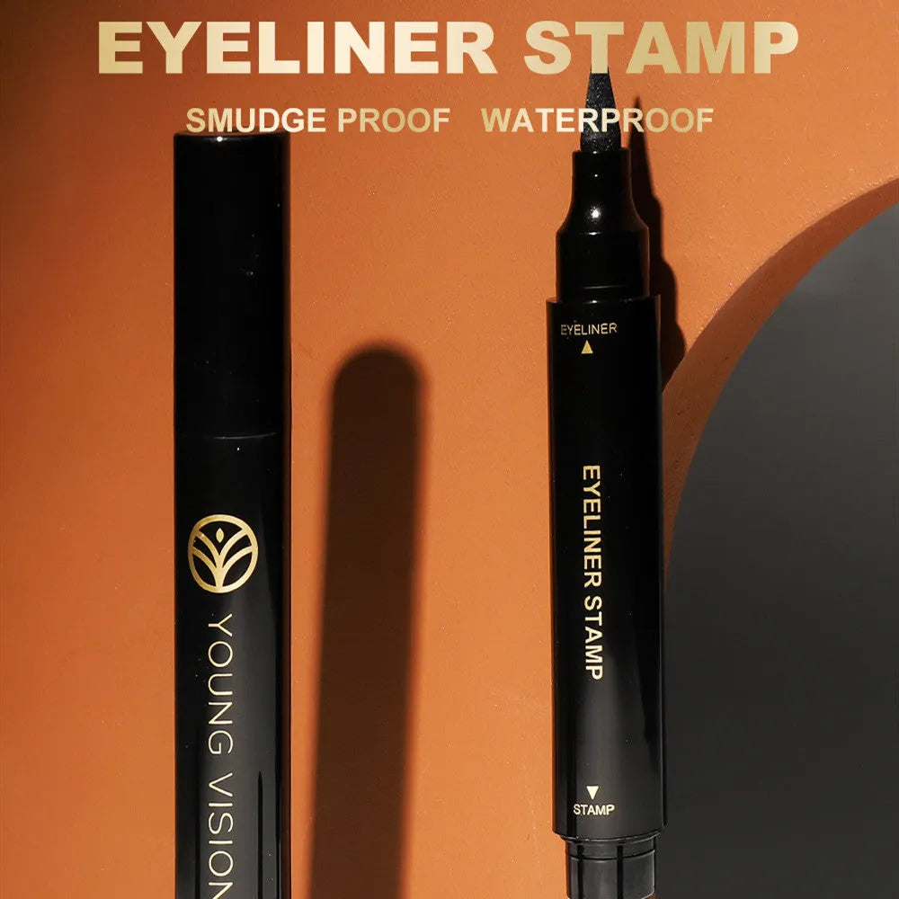 Black and white seal eyeliner 4ml smudge-proof liquid eyeliner with precision tip