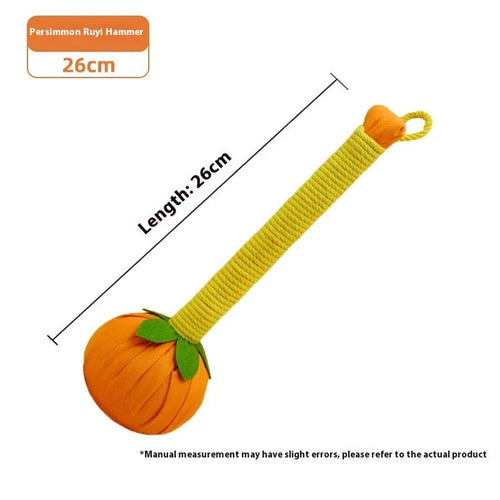 Argy wormwood health massage hammer with canvas cover, available in 26cm or 31cm sizes