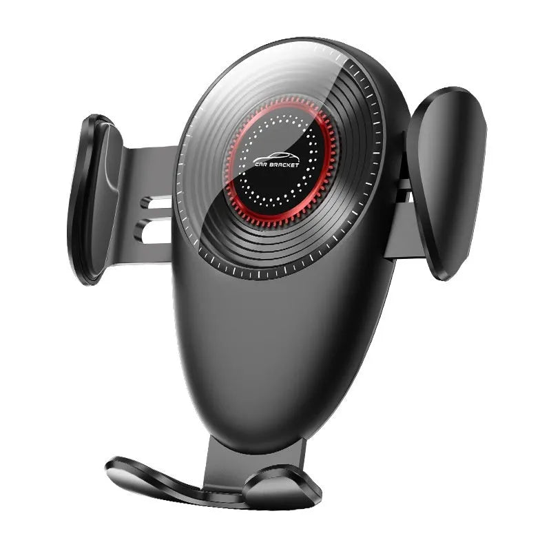 Black universal car air vent mobile phone bracket for navigation mounting