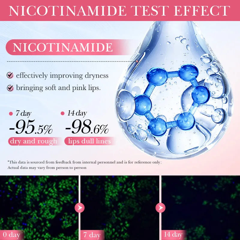Nicotinamide powder ceramide lip moisturising mask 10g anti-chapping treatment