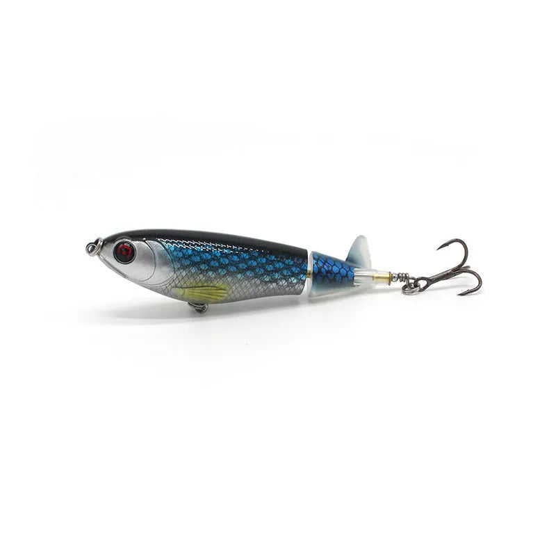7.5cm artificial soft plastic fishing bait lure with bionic design for freshwater predator angling