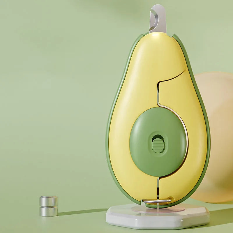 Professional pet nail clipper with LED light for small dogs and cats, in green colour option.