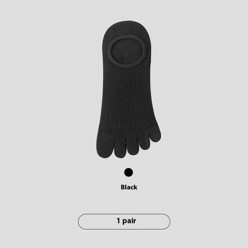 Men's five-finger invisible socks in modal fabric with antibacterial properties