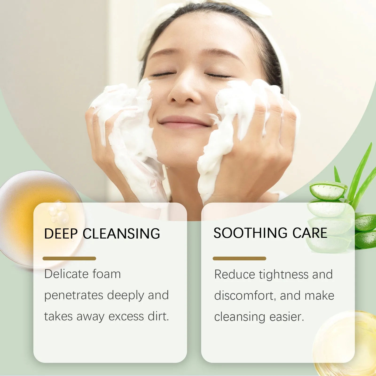 120g tube of Centella Asiatica Soothing Facial Cleanser