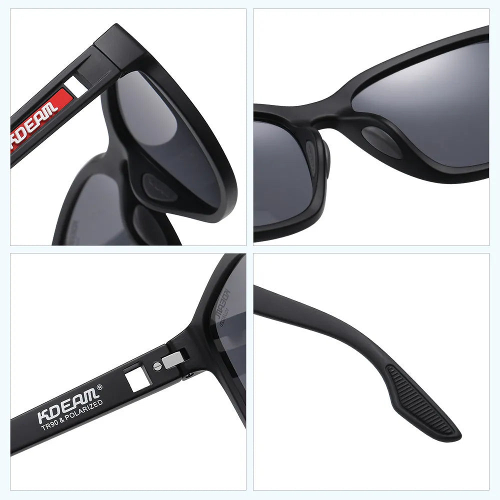 Retro sunglasses with TAC lenses and metal hinge in one of five colour options.