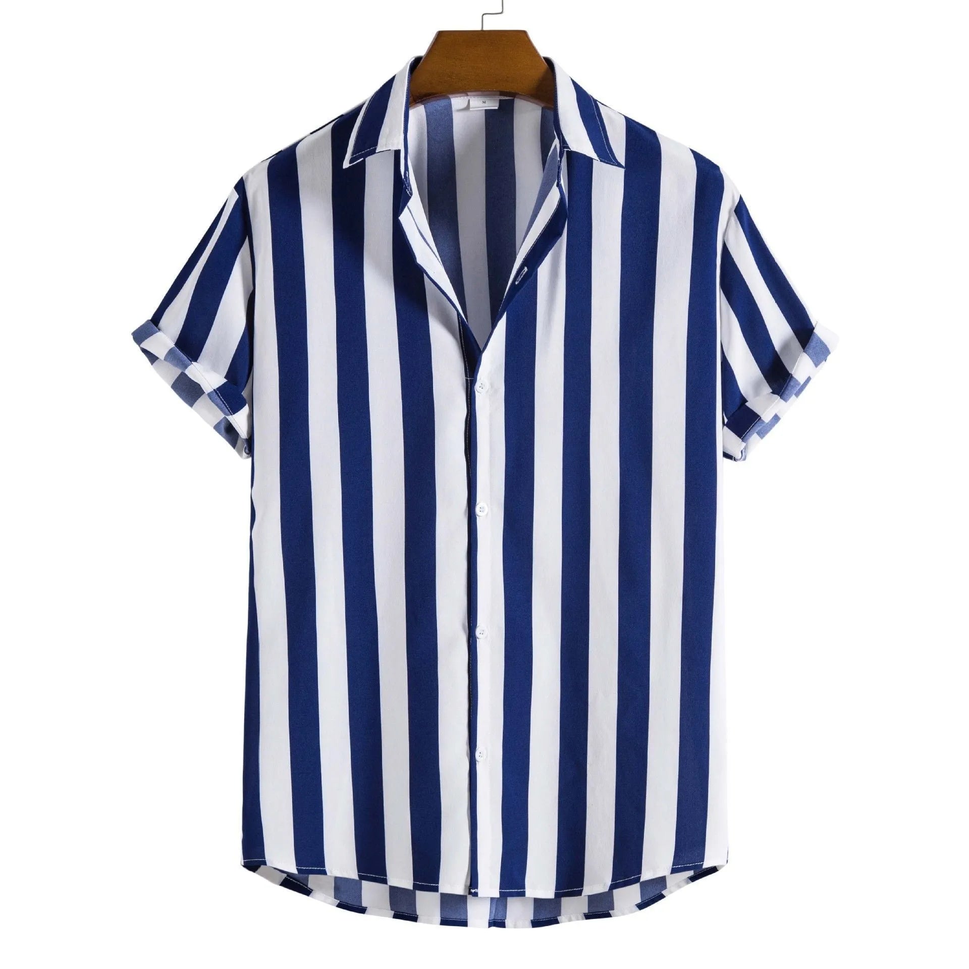 Men's loose fit polo shirt with large printed letters on the front in white, red, black, or dark green.