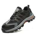 6KV insulated anti-stab non-slip protective shoes low top Fly-kit mesh PU leather black