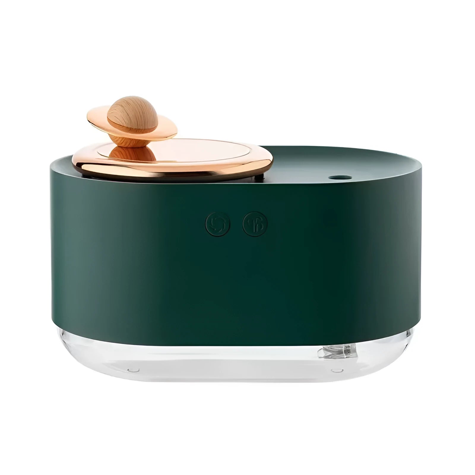 Rotating planet USB humidifier with night light in green, pink, or white colours