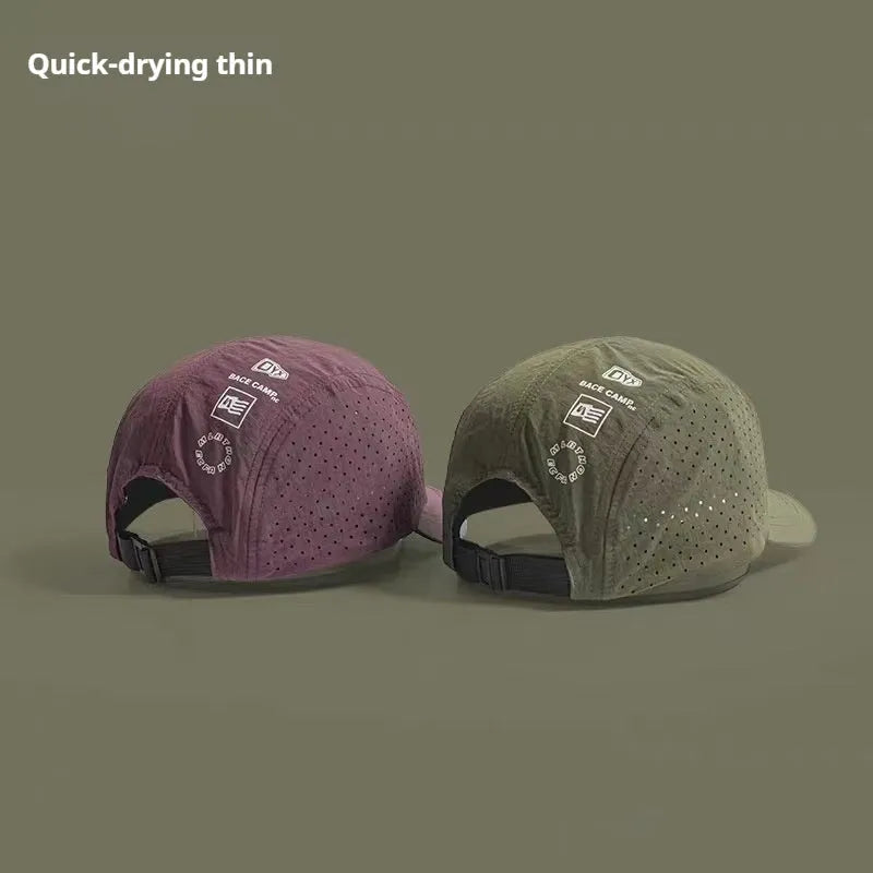 Men's adjustable acrylic mesh baseball cap in dome crown design for summer wear