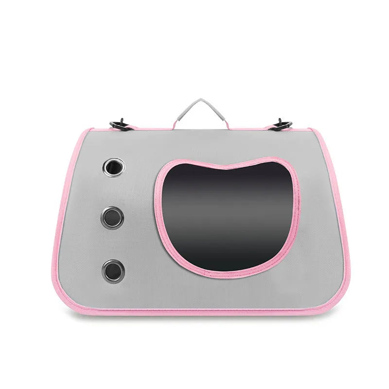 Crossbody pet carrier bag in Oxford cloth available in six colours with medium capacity