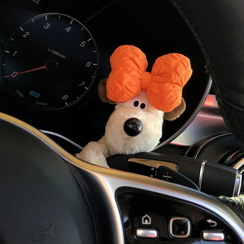 Cotton car dashboard ornament doll in character design options