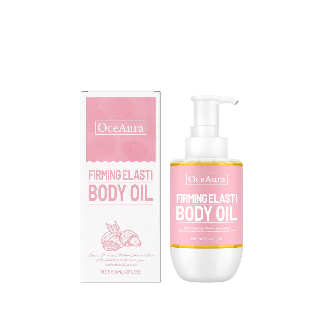 60ml bottle of moisturising body oil for universal skin types