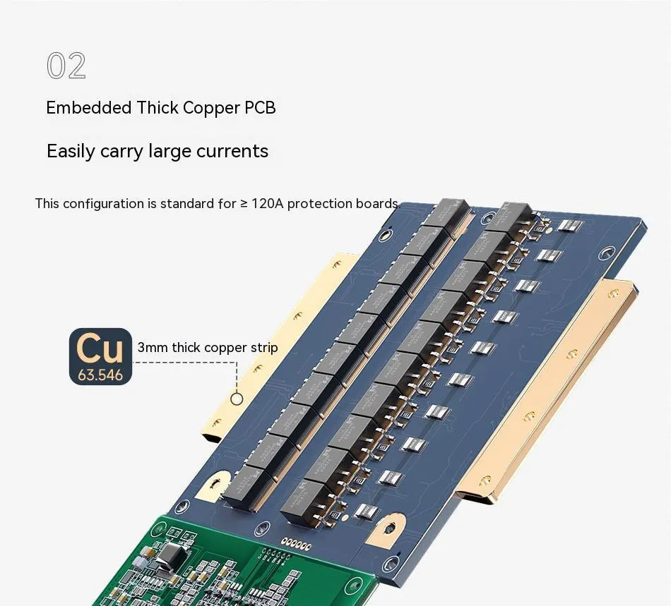 Dali lithium iron phosphate 4S 12V battery protection circuit board with optional cooling fan