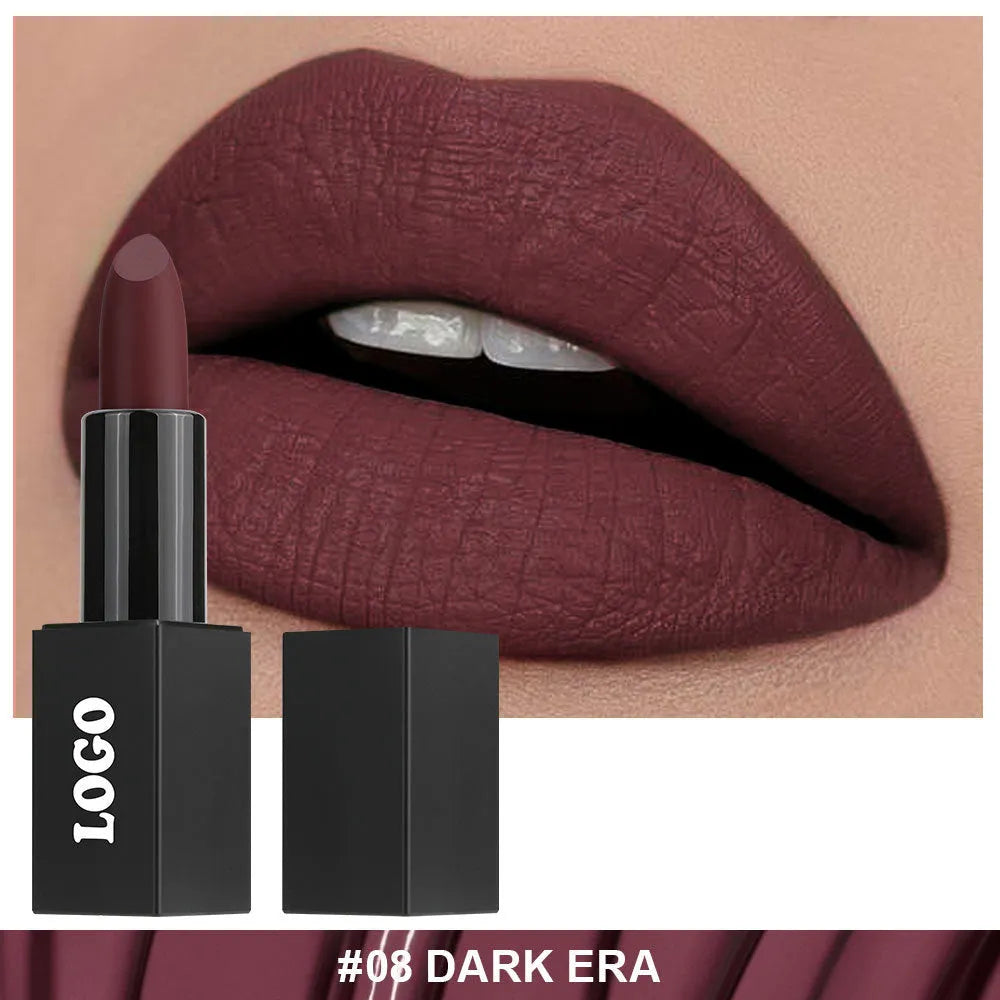 Matte finish lipstick in waterproof formula with 24 shade options