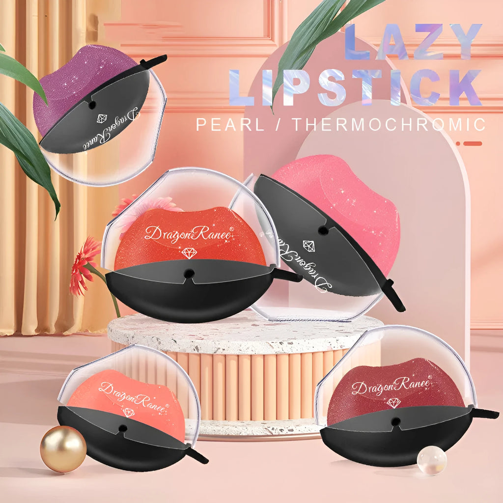 Lazy Lips Pearlescent Glitter Lipstick 9.8g in shade DR01 with pearlescent finish and water-shine effect