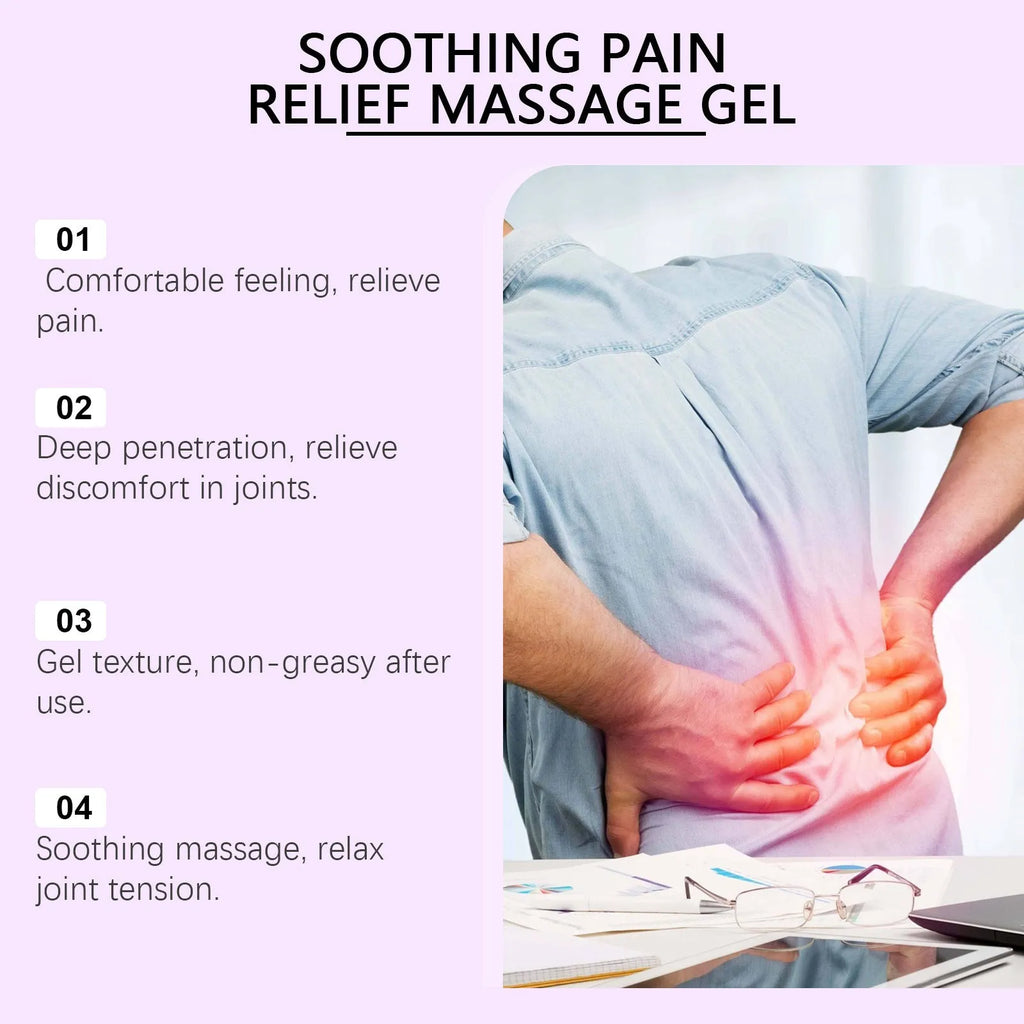 100g tube or jar of Body Massage Gel for joint, knee, and elbow care