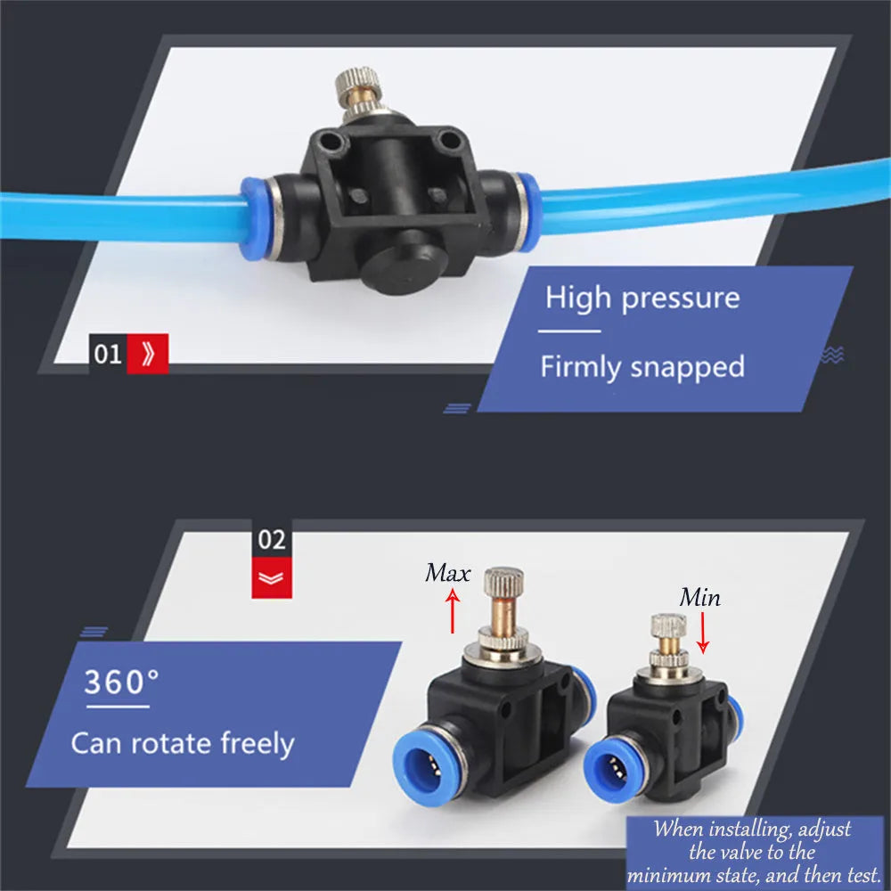 Turbo car blow-off valve ornament doll kit with pressure regulator and installation components