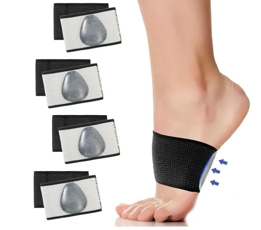 PU elastic foot bandage with arch support in ordinary and heart style options