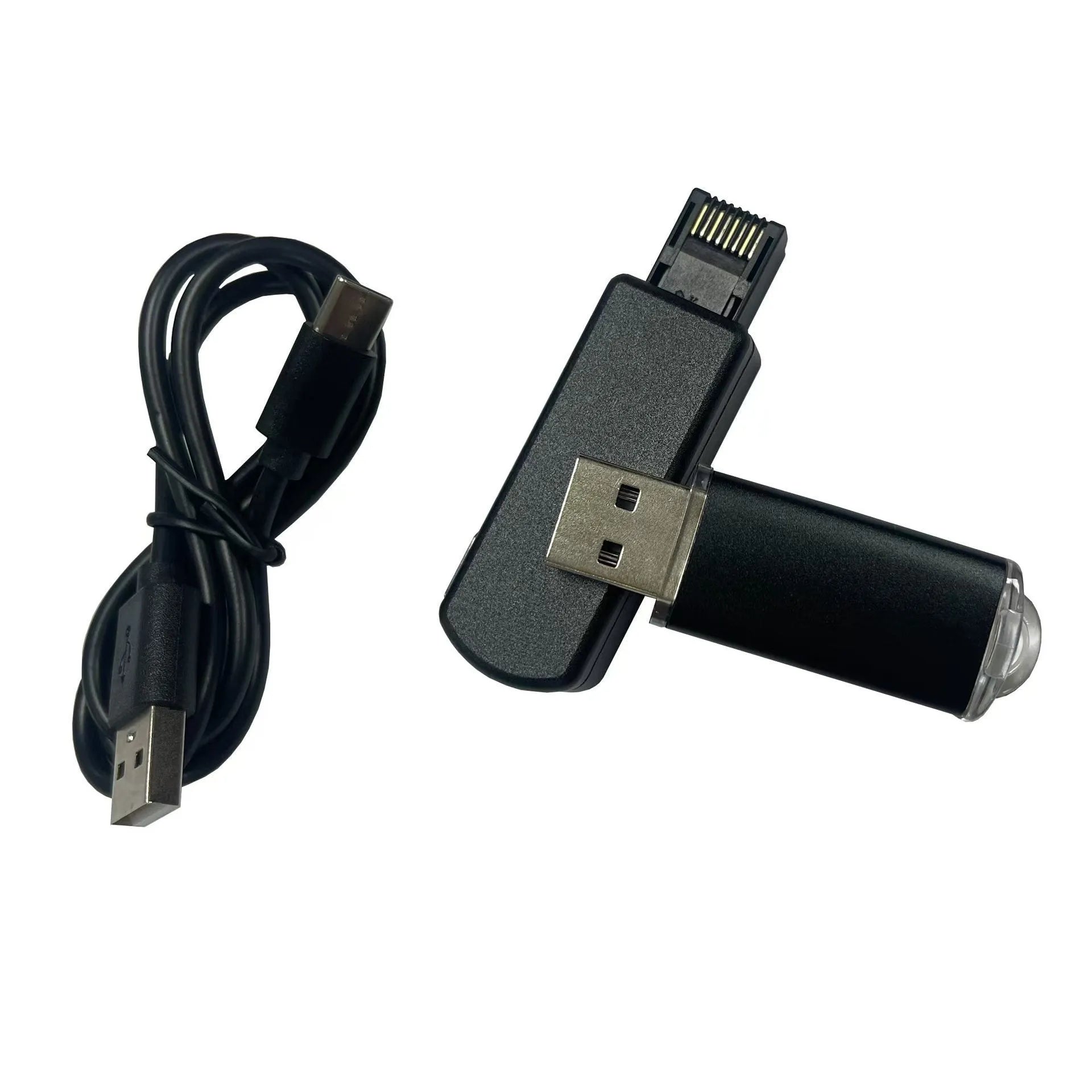 Black JB Tool USB alloy adapter for PlayStation system management with Ethernet port