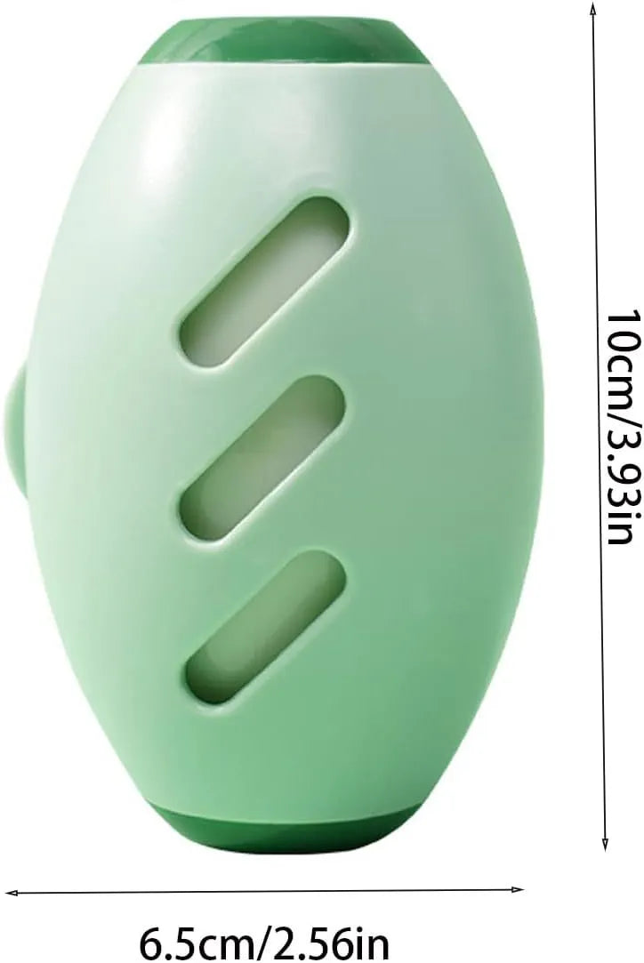 Green washable gel lint roller ball for portable pet hair removal on fabrics