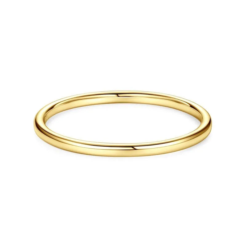S925 sterling silver geometric bracelet ring with round elements in traditional, gold stars, or platinum stars finishes