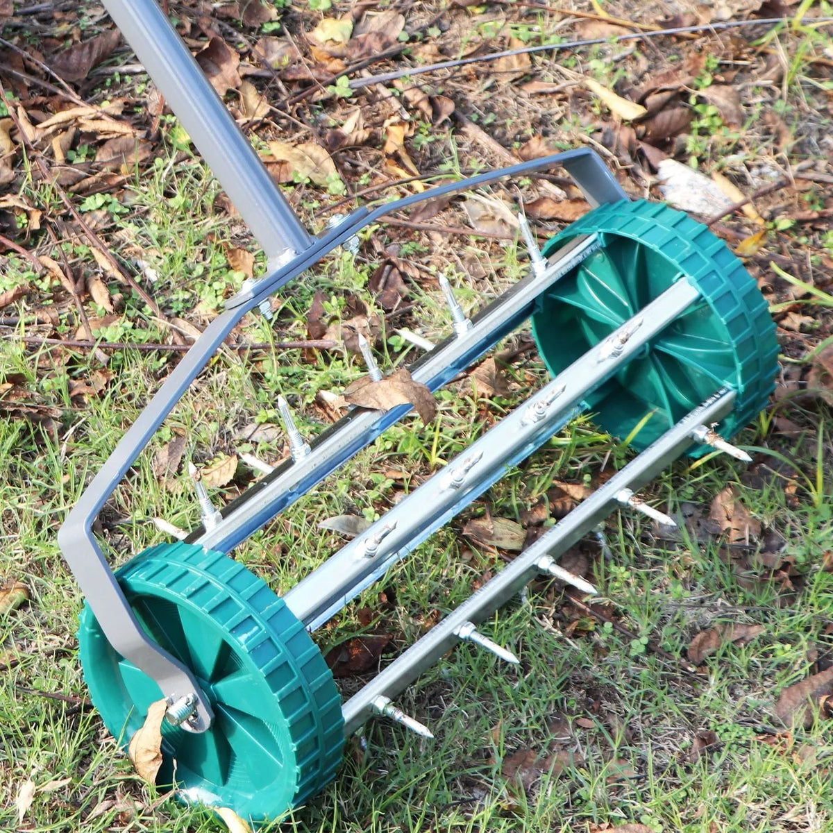 GL1201 manual lawn aerator soil ripper A3 steel garden tool trimmed