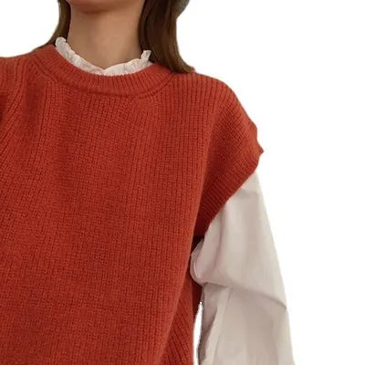Design Sense loose western style stand collar ruffled pleated white cotton shirt for women