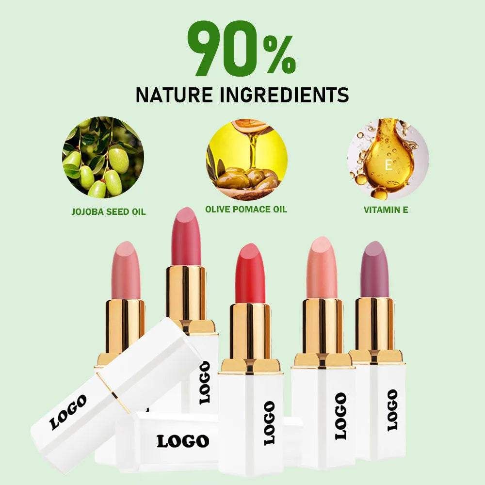 Matte finish lipstick in waterproof formula with 24 shade options