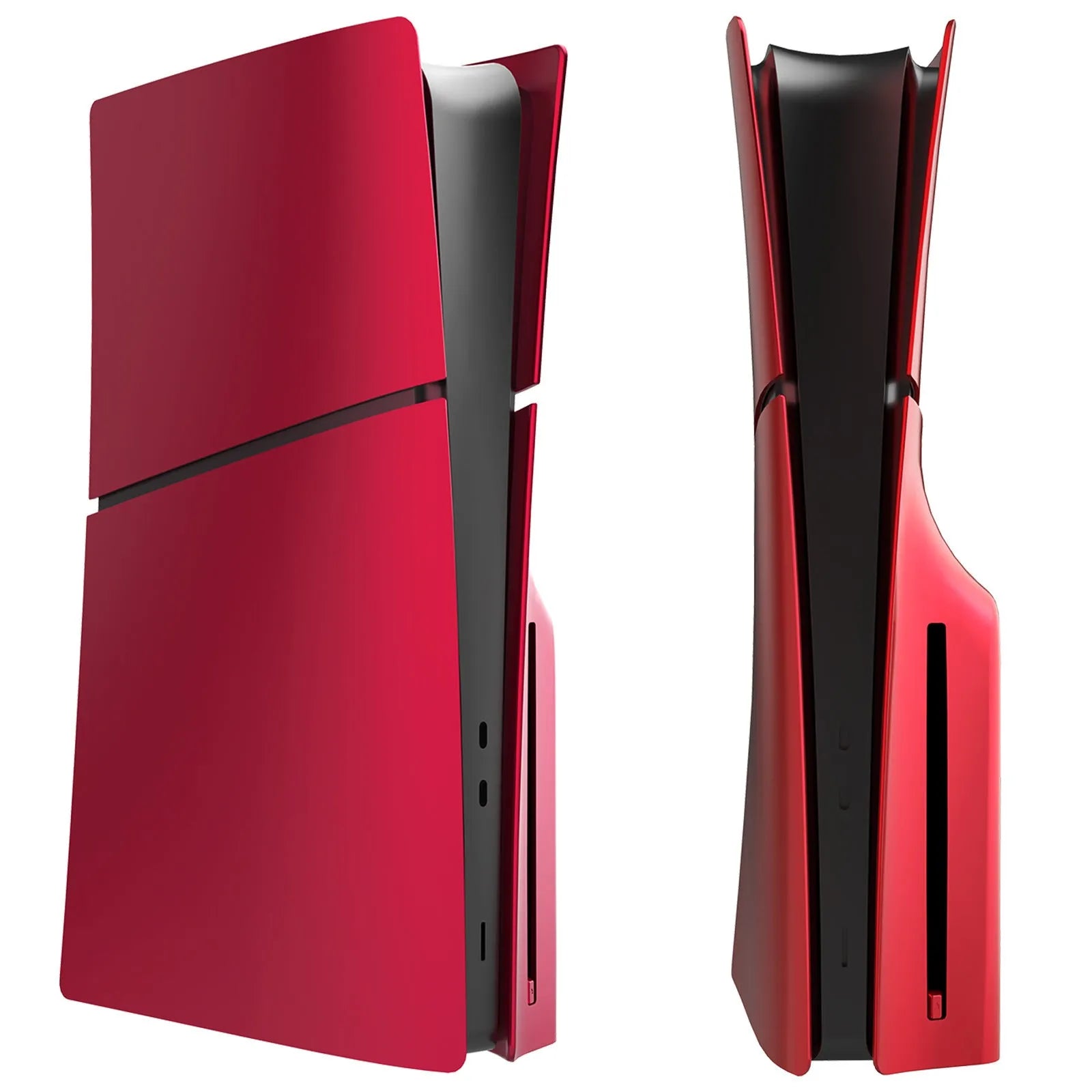 PS5 Slim replacement protective shell in ABS plastic showing front and side view
