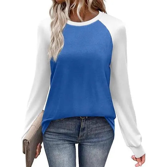 Long sleeve round neck T-shirt in polyester fabric available in multiple colours and sizes