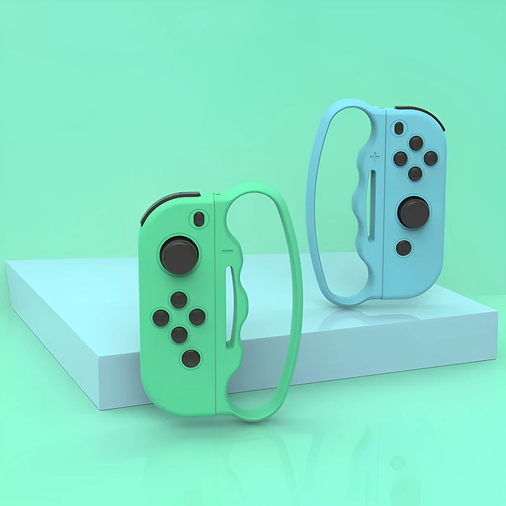Nintendo Joy-Con controller grip accessory with hand rope for boxing games