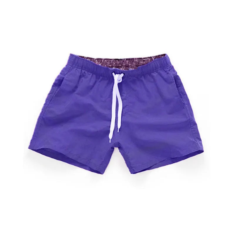Men's plus size beach shorts in multiple colours including dark grey and navy blue with straight leg design for swimming and surfing