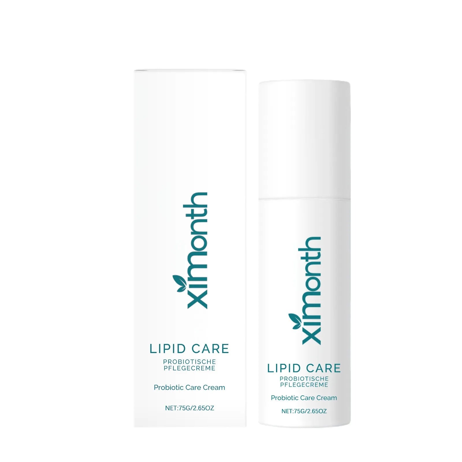 75g jar of skin neck cream with bifidobacterium and mint leaf extract for facial and neck moisturisation