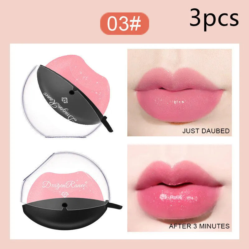 Lazy Lips Pearlescent Glitter Lipstick 9.8g in shade DR01 with pearlescent finish and water-shine effect