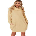 Lapel collar pullover sweater with chest pocket in imitation cashmere fabric