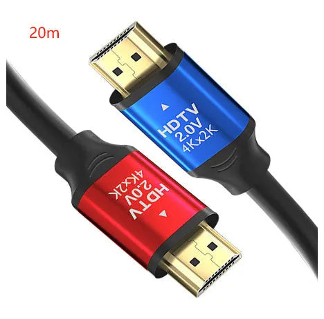 1.5 metre long HDMI cable with gold-plated aluminium alloy connectors on a white background.