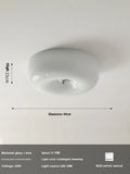 American style cream bedroom ceiling lamp with three-colour light function on ceiling